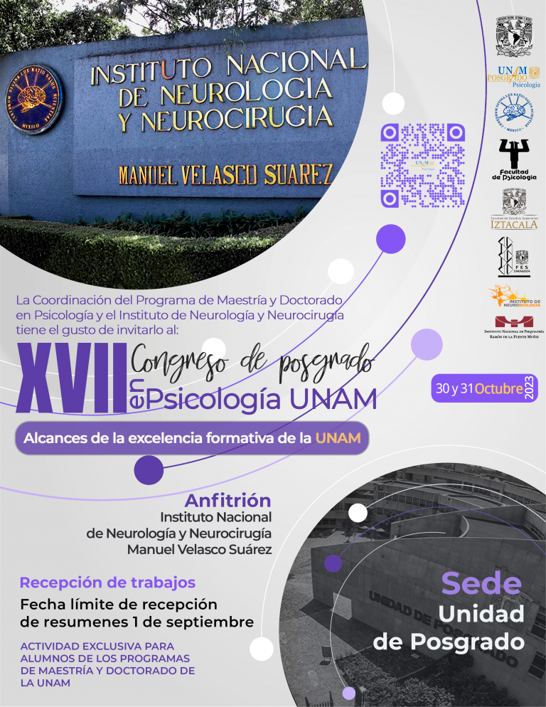 XVII Congreso del Posgrado de Psicología Posgrado de Psicología UNAM