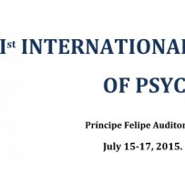 1st International Congress of Psychobiology